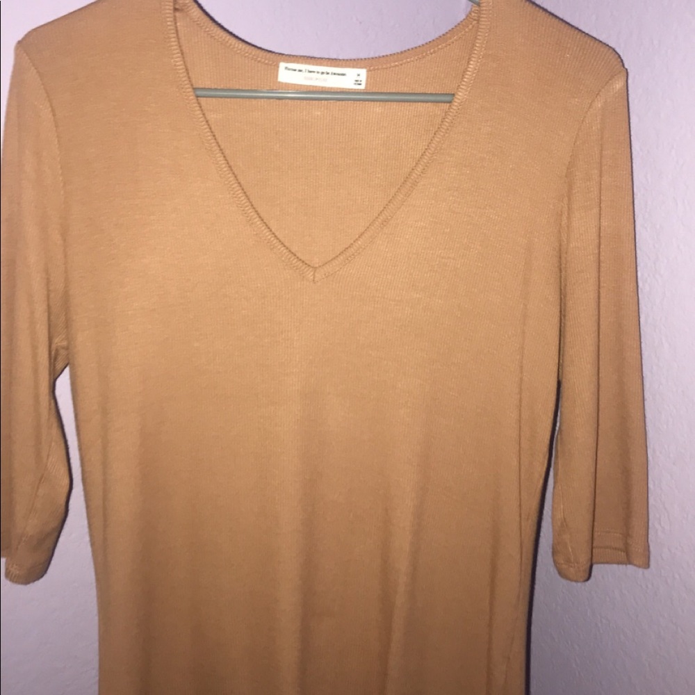 sexy v-neck half sleeve shirt